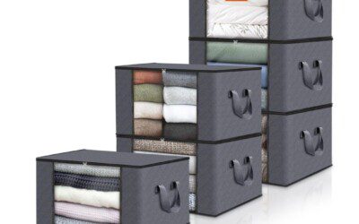 6 Pack Foldable Clothes Storage Containers – $13.97. (Reg. $25)